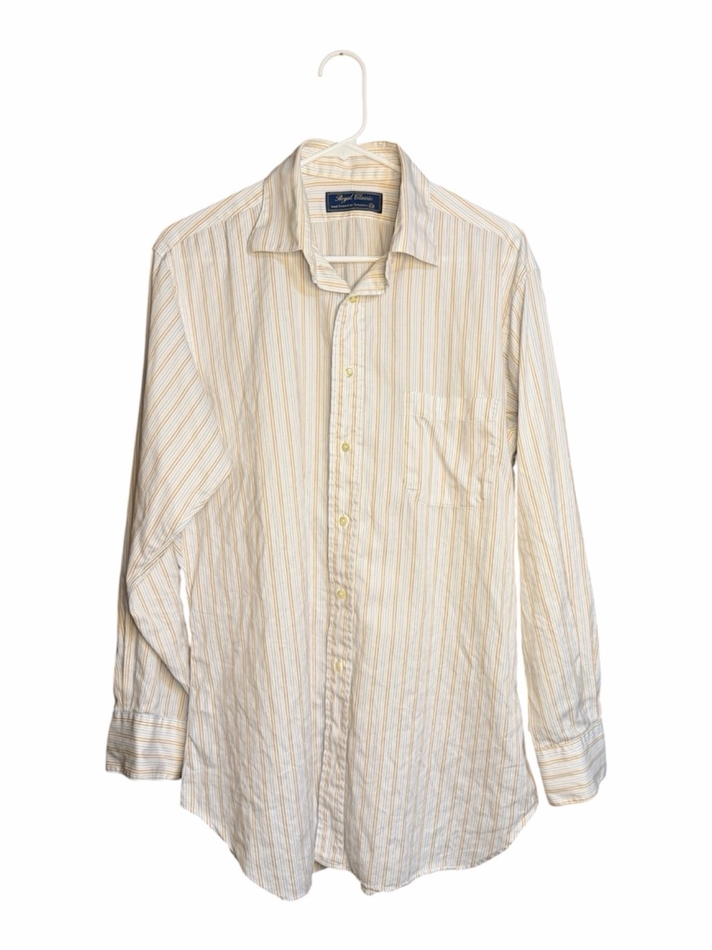 Royal Classic Hand Tailored by Tom James Men’s Dress Shirt - Picture 1 of 3